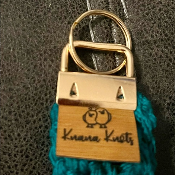 Handcrafted Crochet Wristlet Key chain, Cardholder  Multicolor Options - Picture 3 of 5